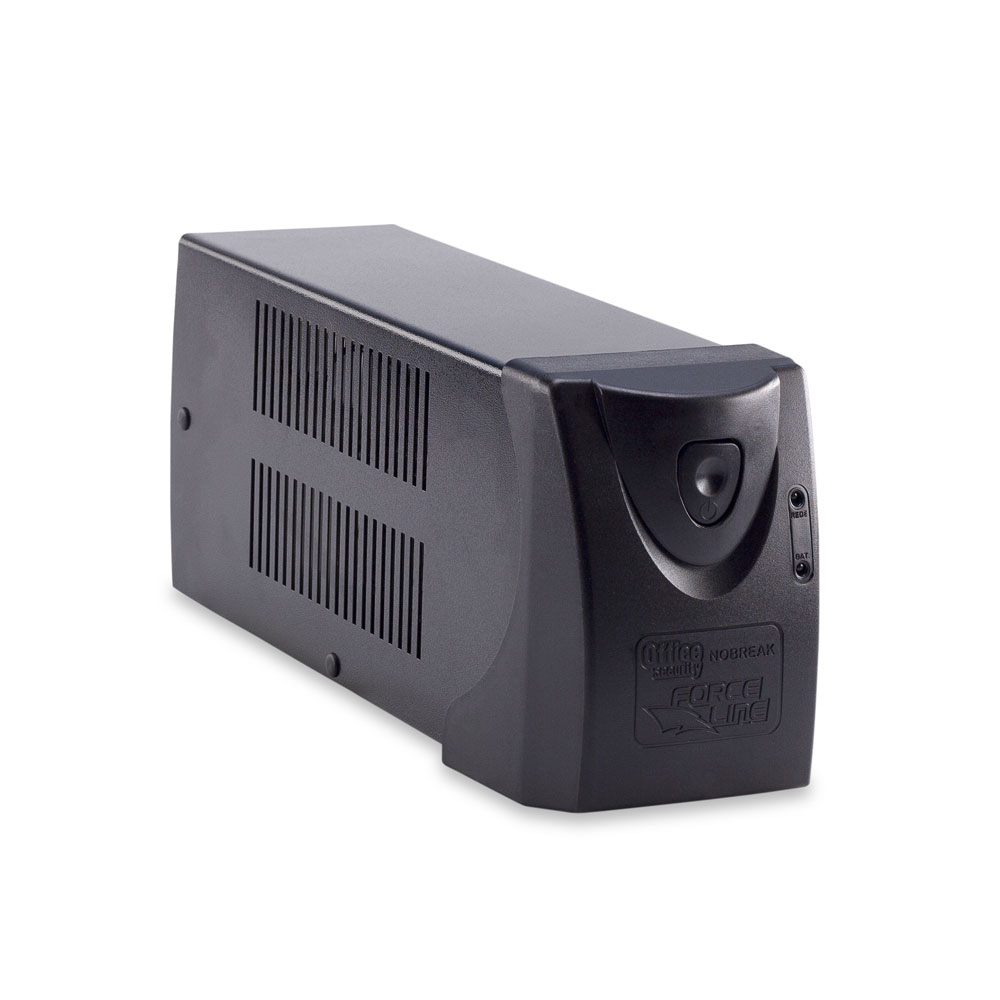 NOBREAK 1200VA UPS OFFICE SECURITY BIVOLT 115V C/ RODIZIO PRETO FORCE LINE