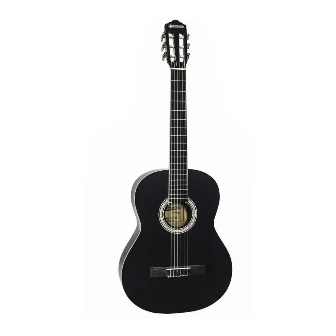 VIOLAO ACUSTICO SERENNA CLASSICO NYLON PRETO NL-47 PHOENIX