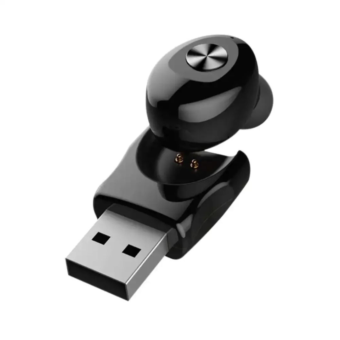 FONE DE OUVIDO BLUETOOTH ST 5.0 INDIVIDUAL C/ CARREGADOR USB PRETO FLEX