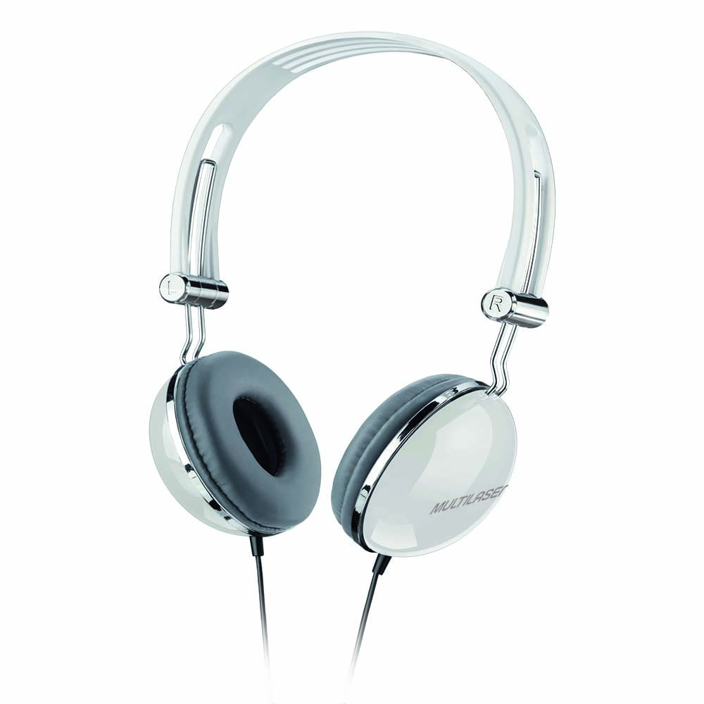 FONE DE OUVIDO HEADPHONE SUPERBASS P2 PH054 BRANCO MULTILASER