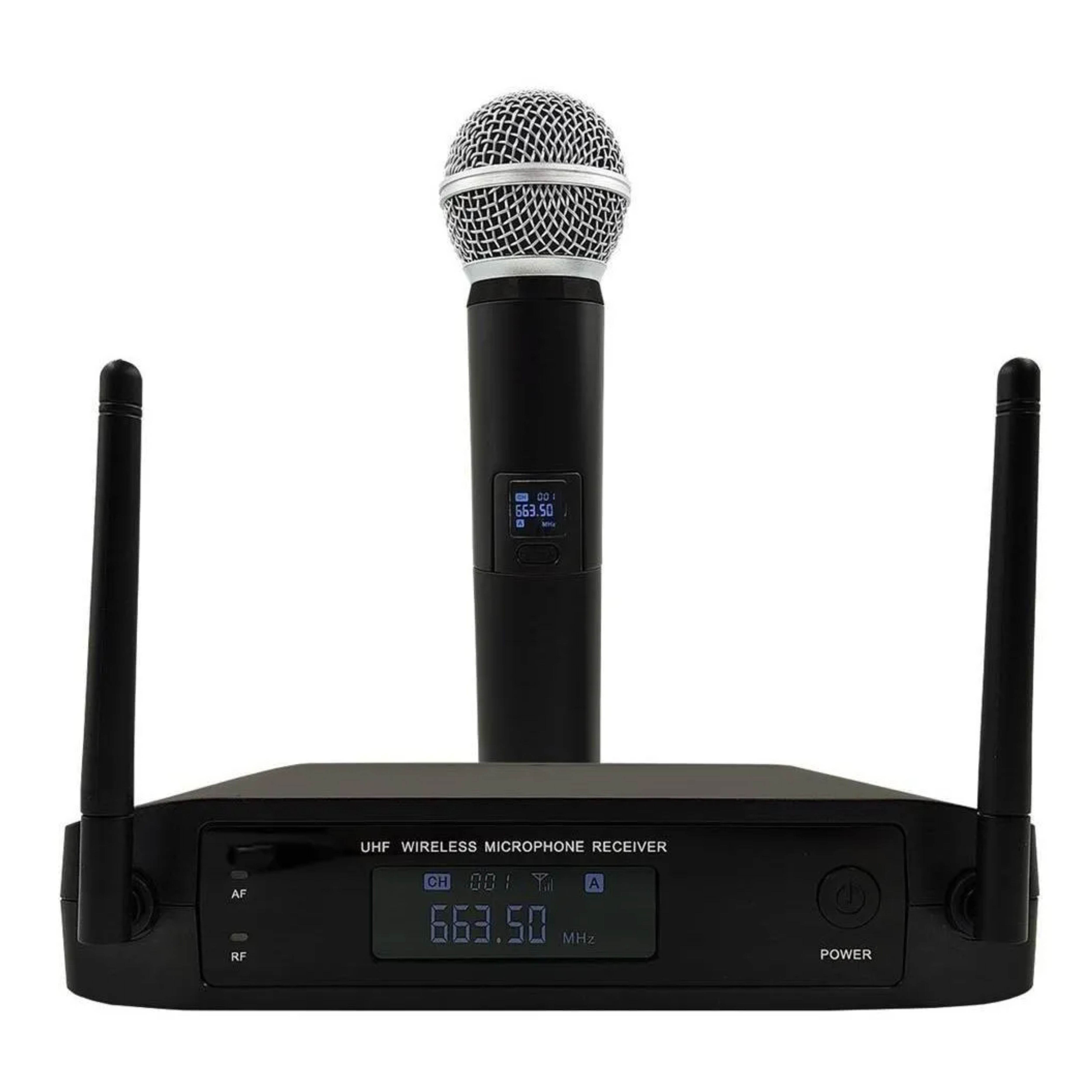 MICROFONE SEM FIO DE MAO SIMPLES LS-901 DIGITAL+ LESON