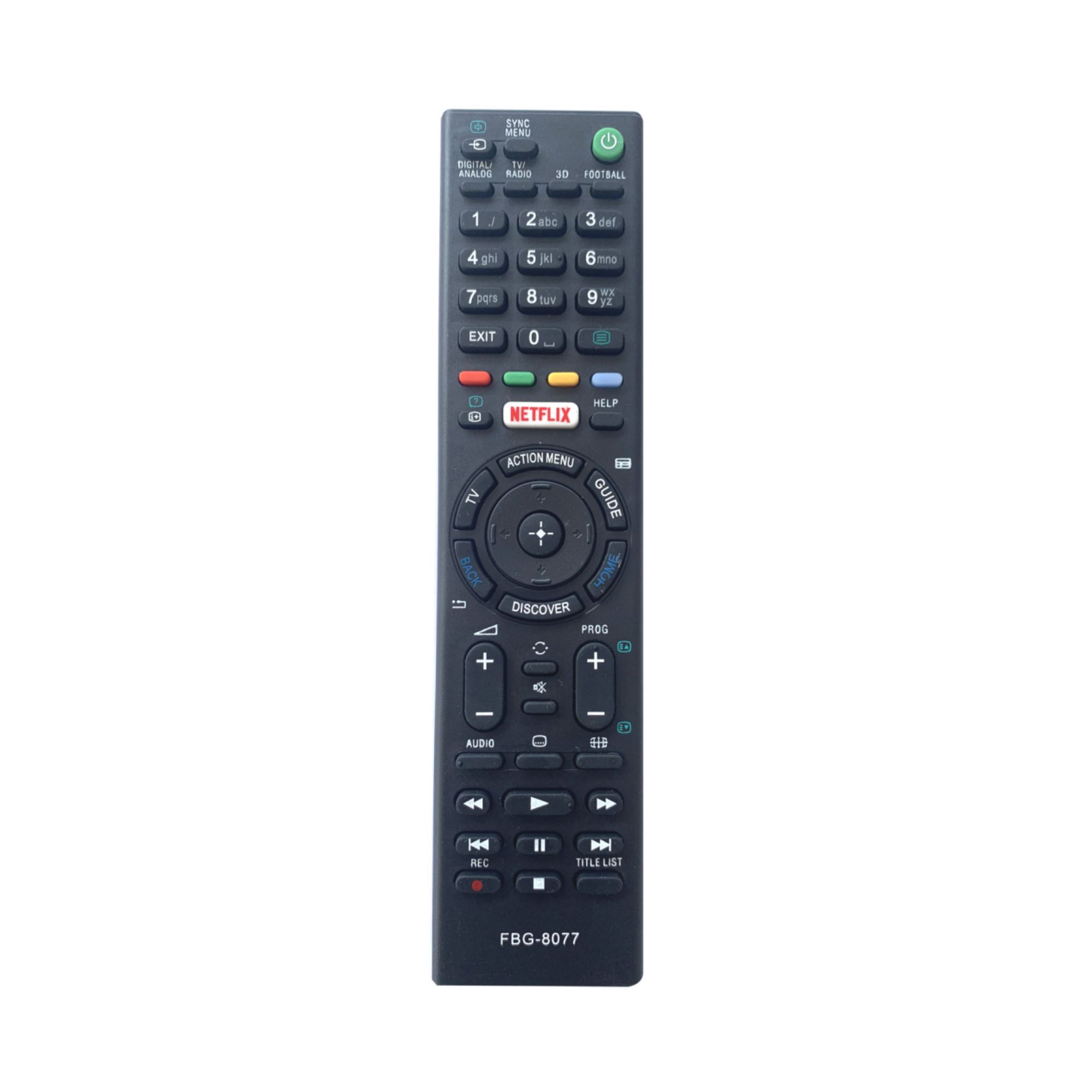 CONTROLE TV SMART SONY C/NETFLIX 8077 IMPORTADO