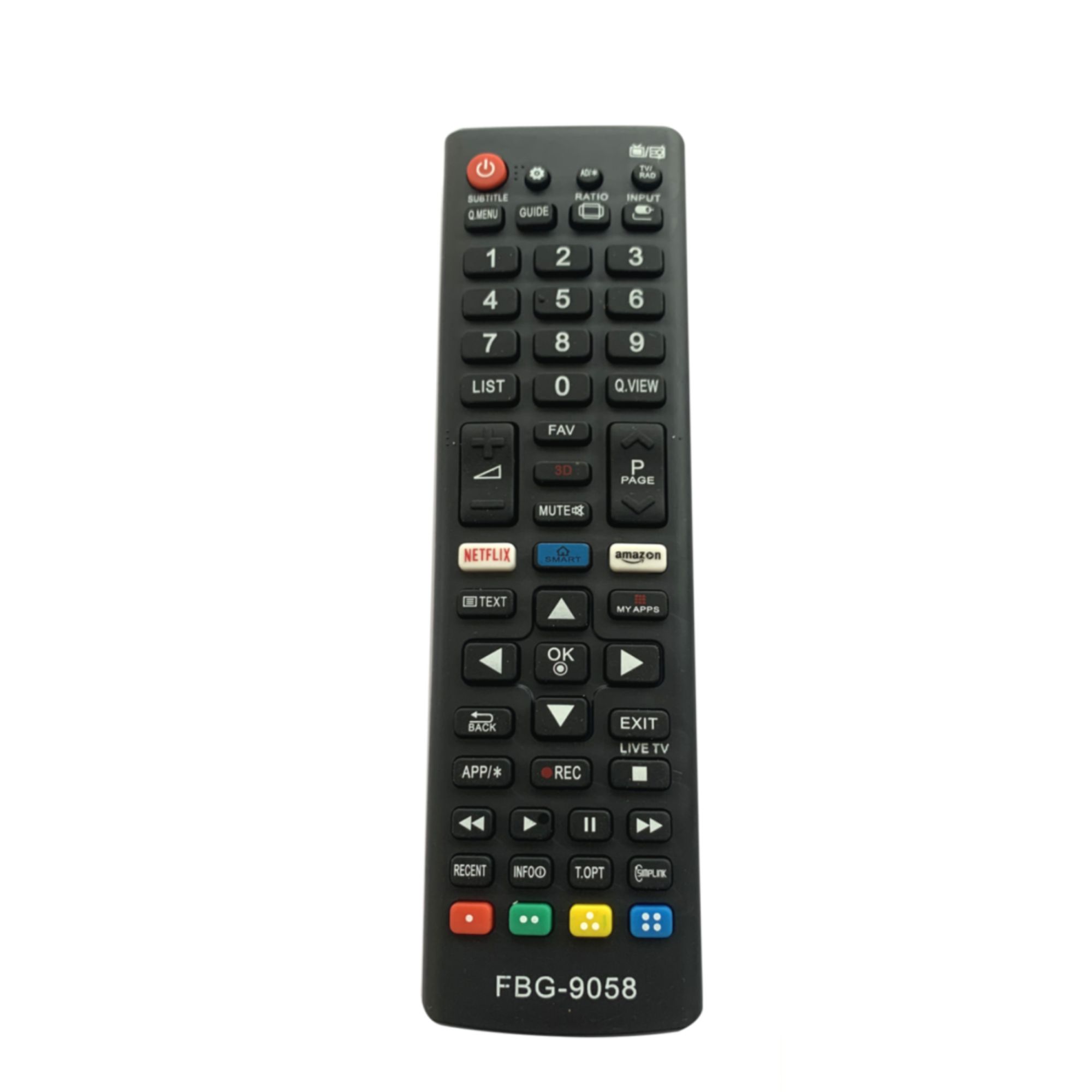 CONTROLE TV SMART LG C/NETFLIX AMAZON 9058 IMPORTADO