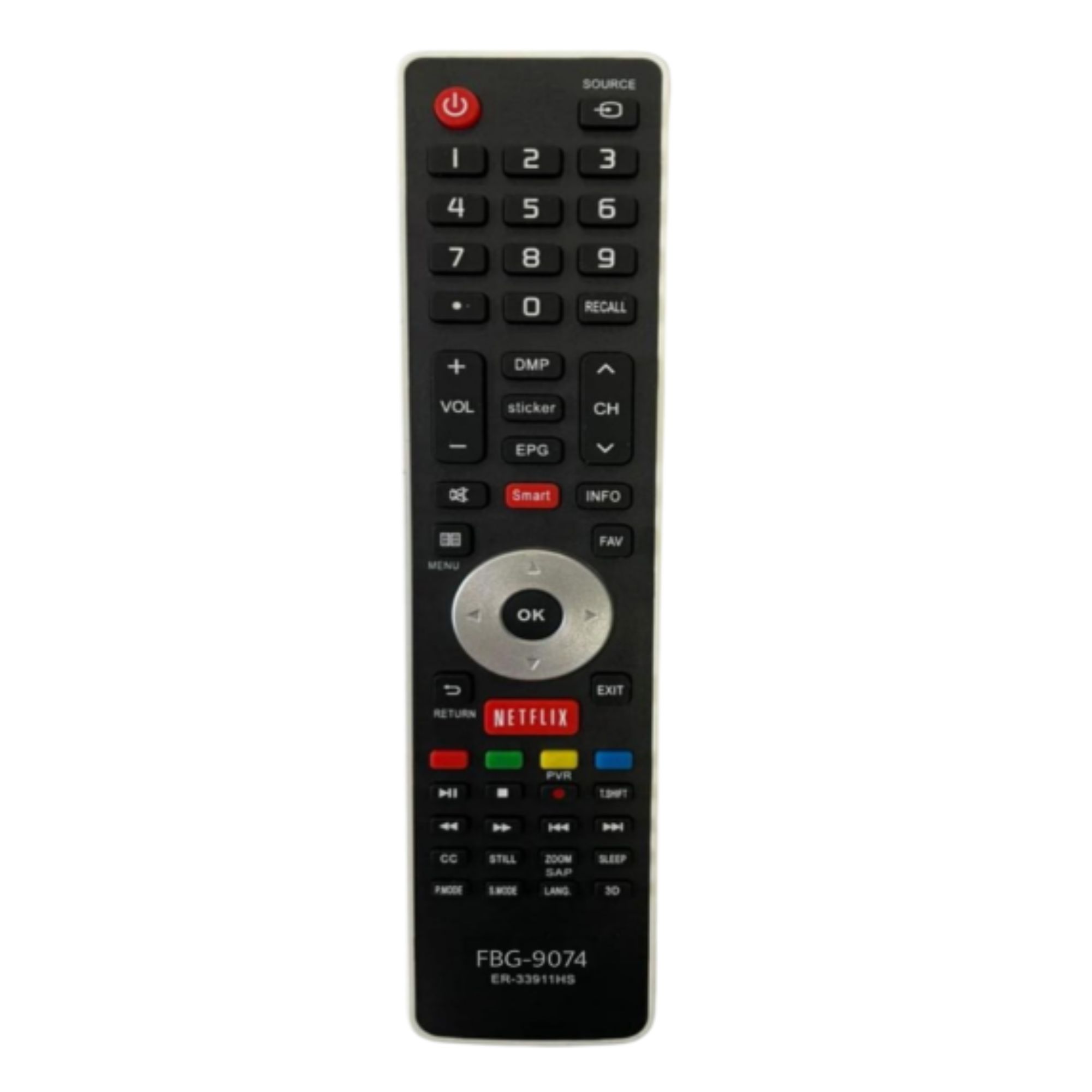 CONTROLE TV SMART HISENSE C/NETFLIX 9074 IMPORTADO