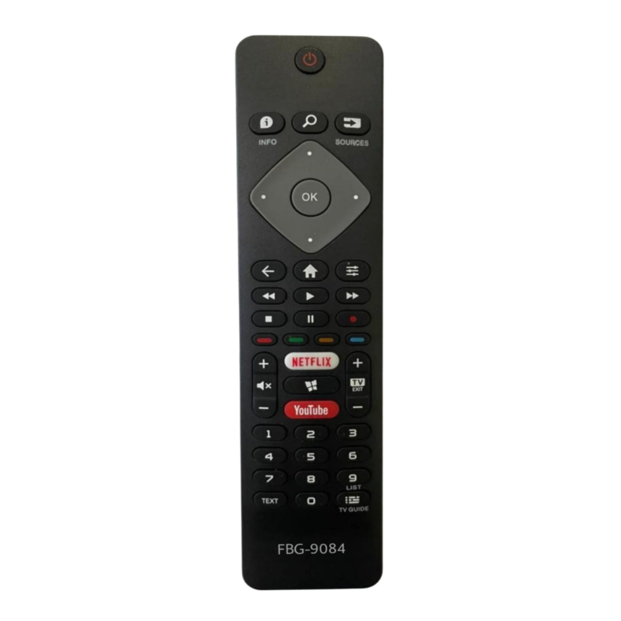 CONTROLE TV SMART PHILIPS C/NETFLIX YOUTUBE 9084 IMPORTADO