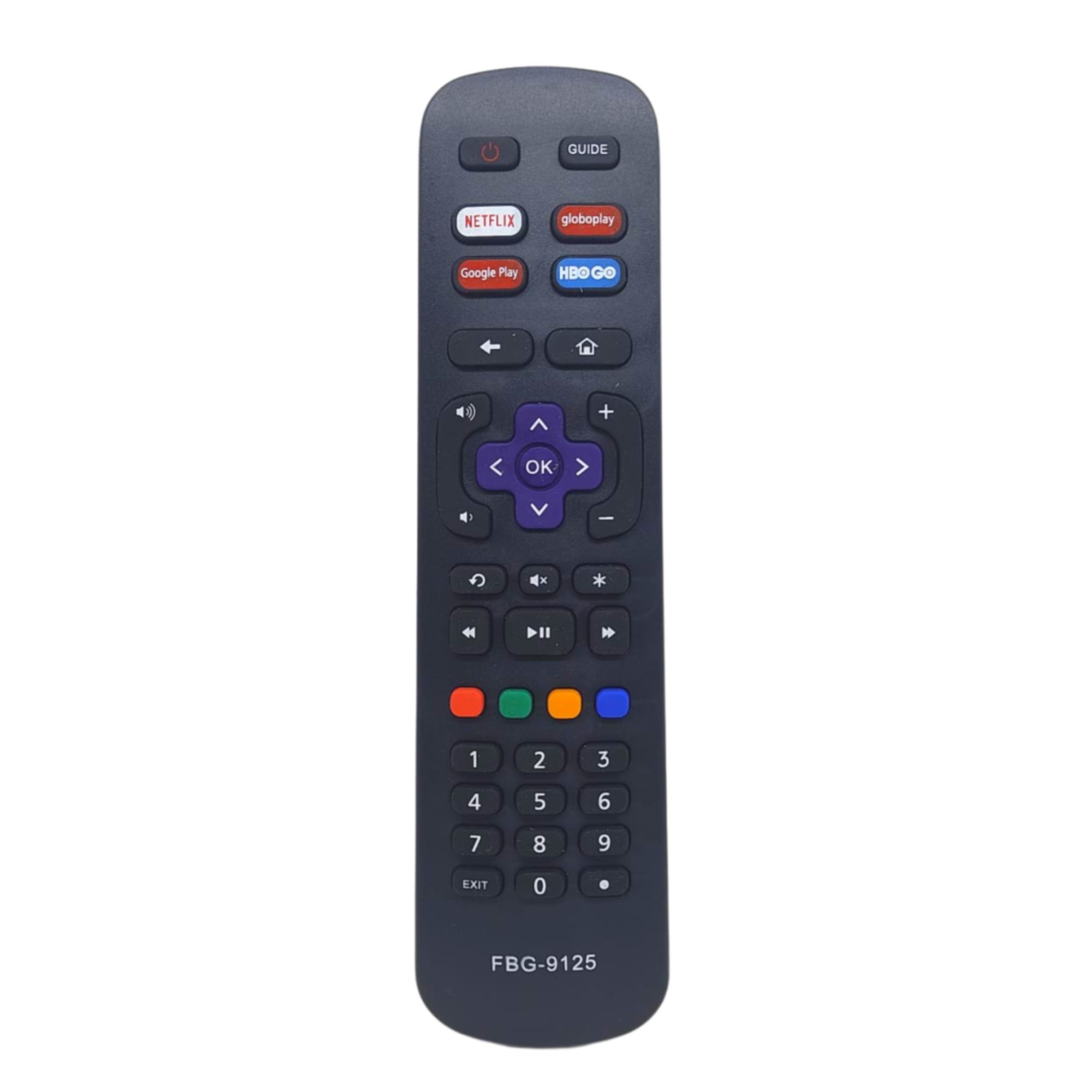 CONTROLE TV SMART PHILCO ROKU C/NETFLIX GLOBO PLAY HBO 9125 IMPORTADO