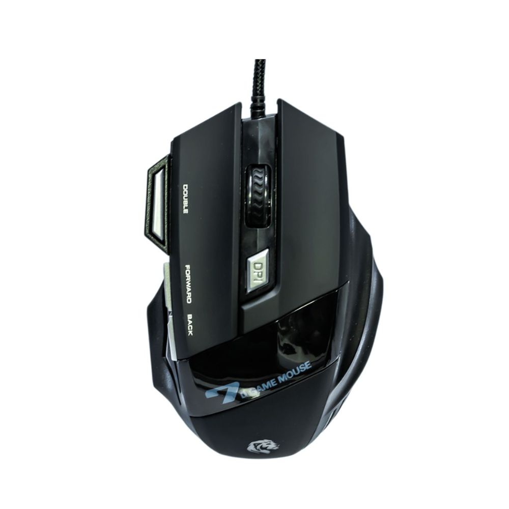 MOUSE USB GAMER 7 BOTOES C/ LED 2400DPI PRETO MU2909 HAYOM