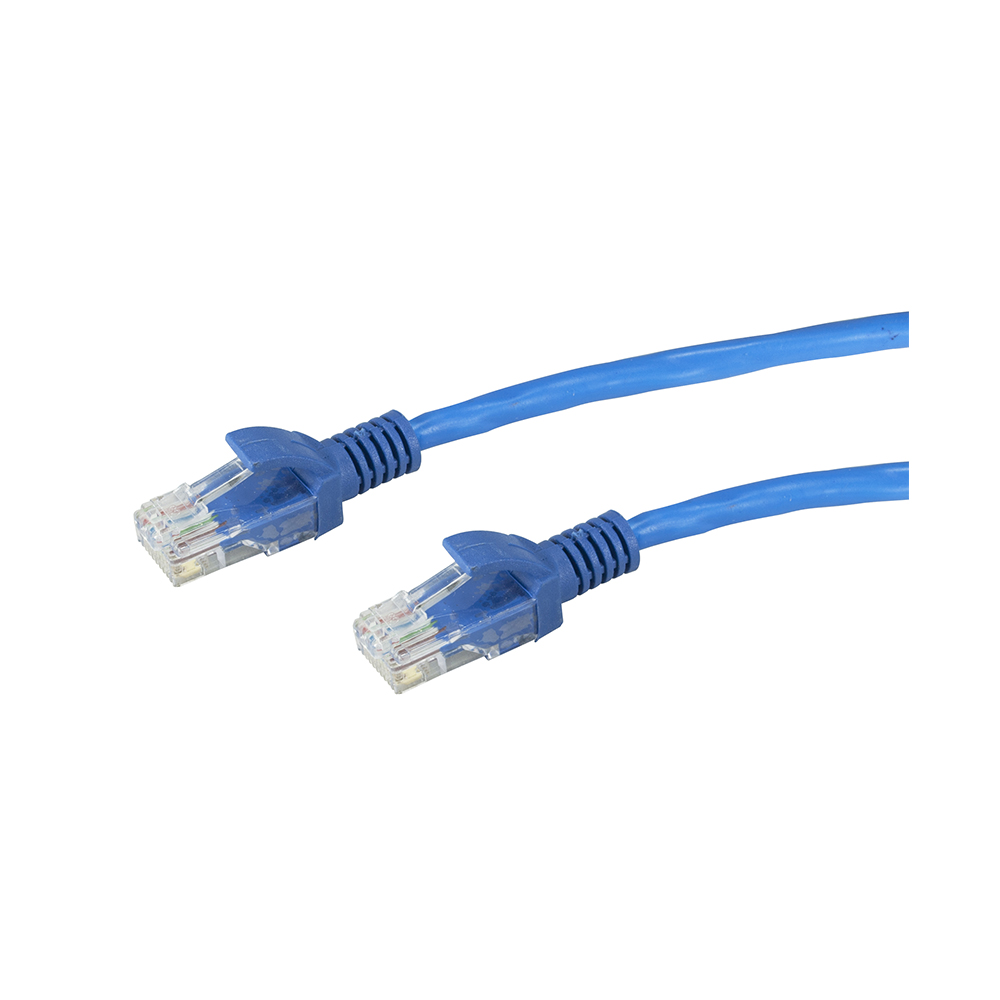 CABO MONTADO PATCH ETHERNET CAT5 10M AZUL FLEX