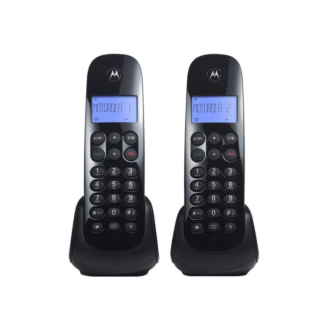 TELEFONE S/FIO DECT 6.0 C/ID C/1 RAMAL MOTO700 MRD2 PRETO MOTOROLA