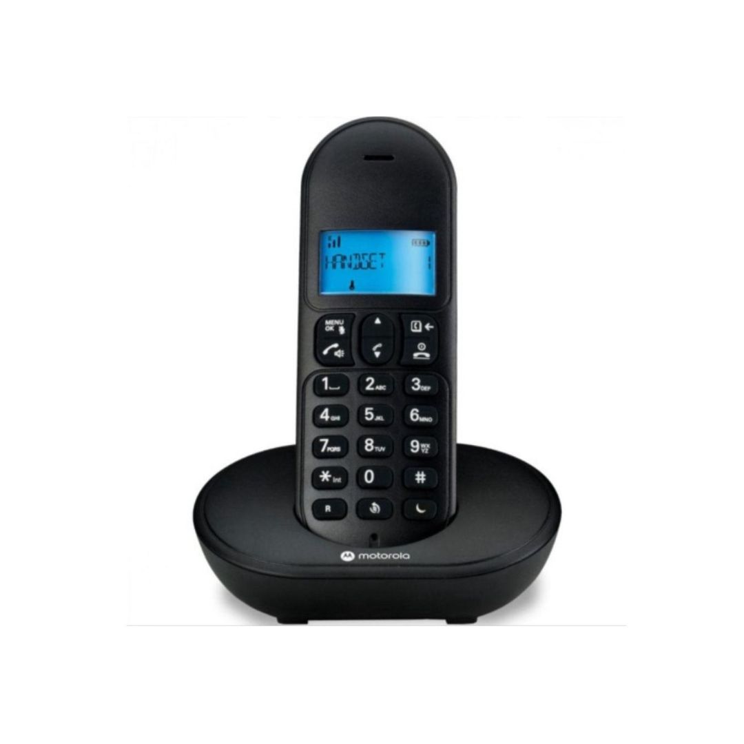 TELEFONE S/FIO DECT 6.0 C/ ID. CHAM. MT150 PRETO MOTOROLA