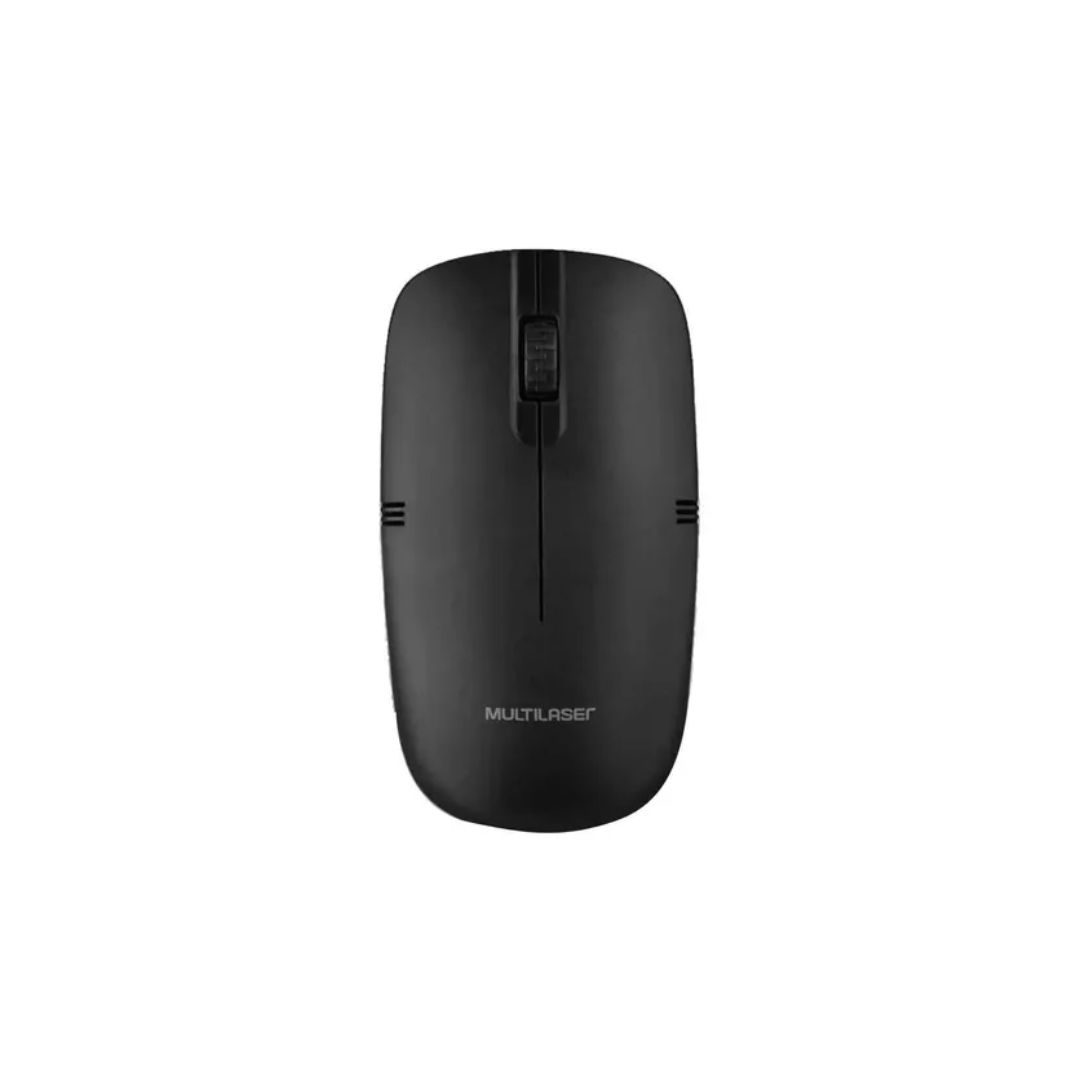 MOUSE SEM FIO LIGHT 1200DPI MO285 SLIM PRETO MULTILASER