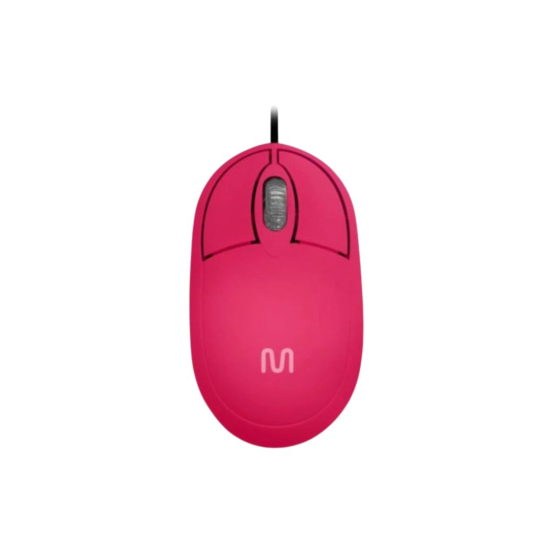 MOUSE COM FIO CLASSIC 1200DPI MO304 ROSA MULTILASER