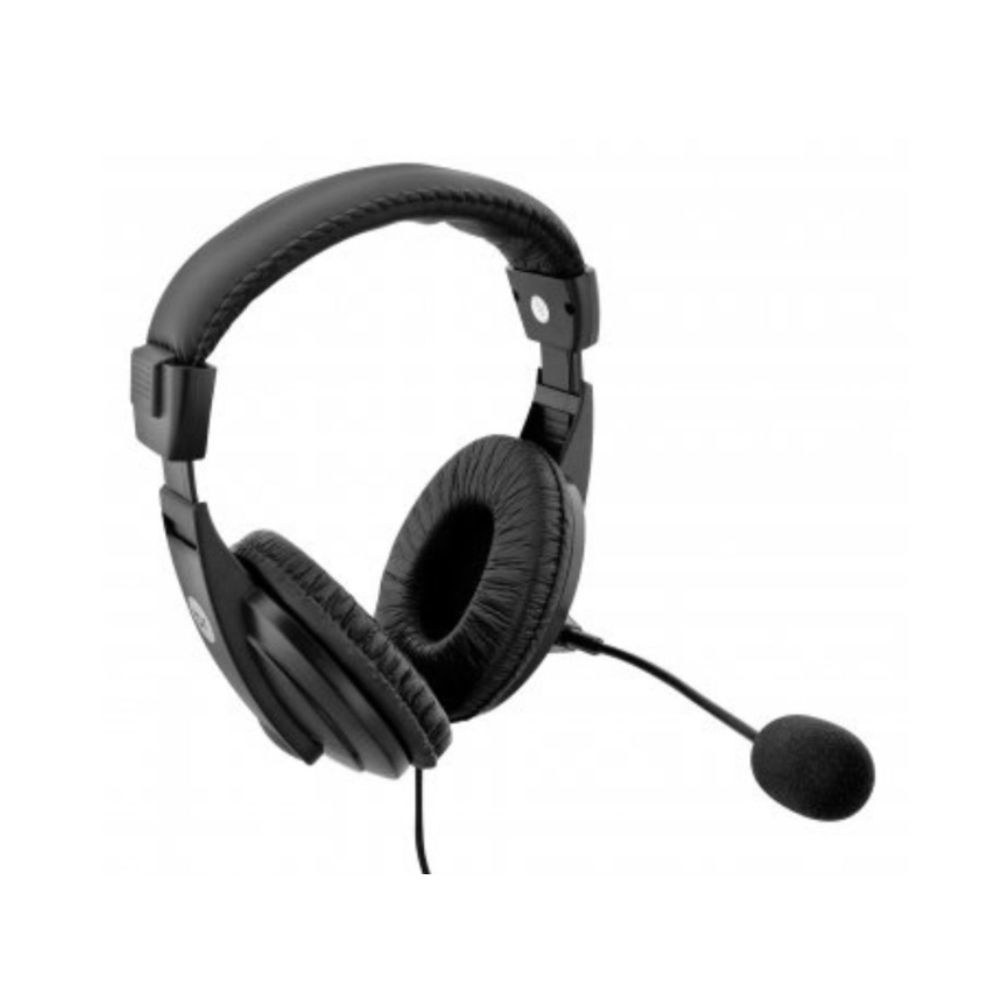 FONE DE OUVIDO HEADSET C/ MICROFONE OFFICE P2 PRETO BRIGHT