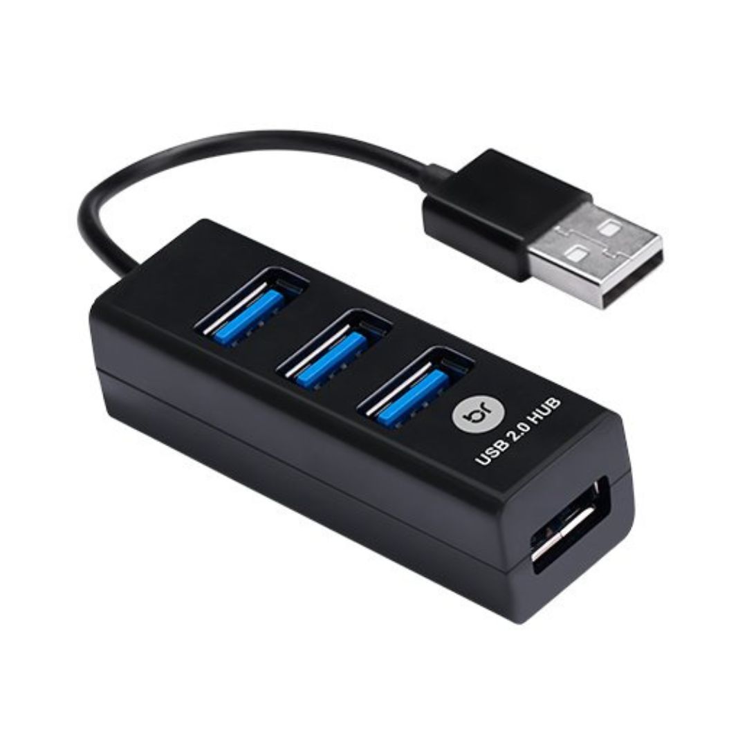 HUB CABO USB 2.0 4 PORTAS BRIGHT