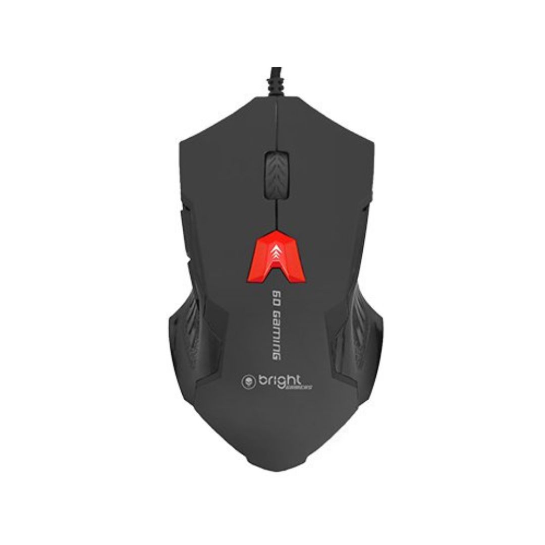 MOUSE USB GAMER 400/800/1600/2400DPI PRETO BRIGHT