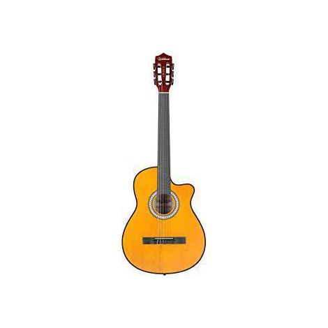 VIOLAO ACUSTICO NYLON PPC-1 C/ CUTAWAY AMBER WALDMAN