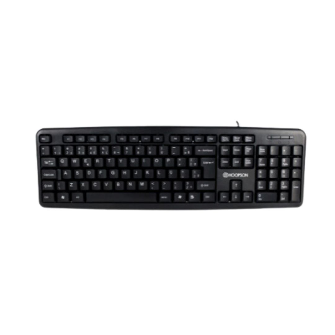 TECLADO USB OFFICE ABNT2 TPC-058 PRETO HOOPSON