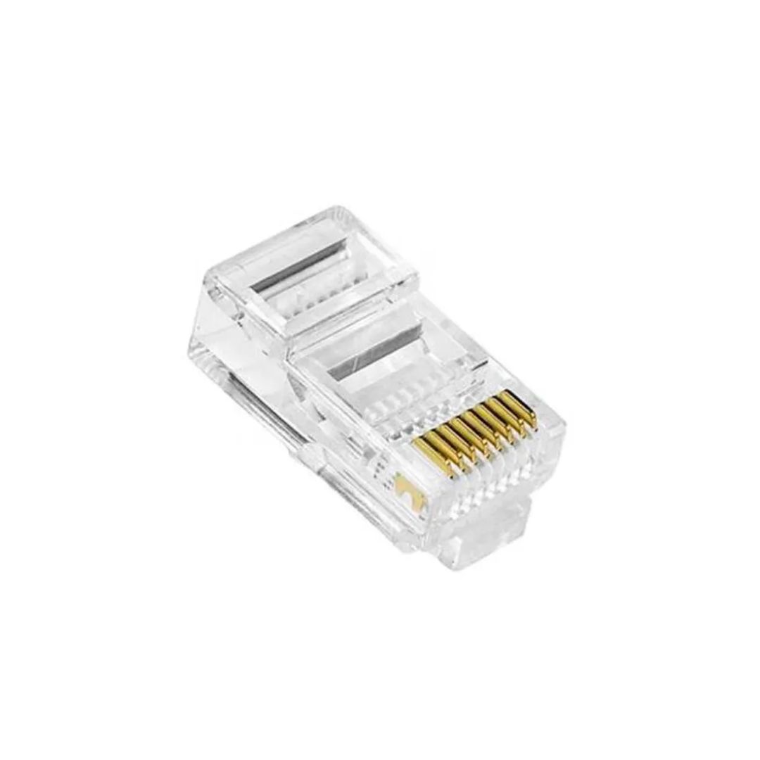 PLUG MODULAR RJ-45 8X8 8VIAS (8P8C) C/100 IMPORTADO