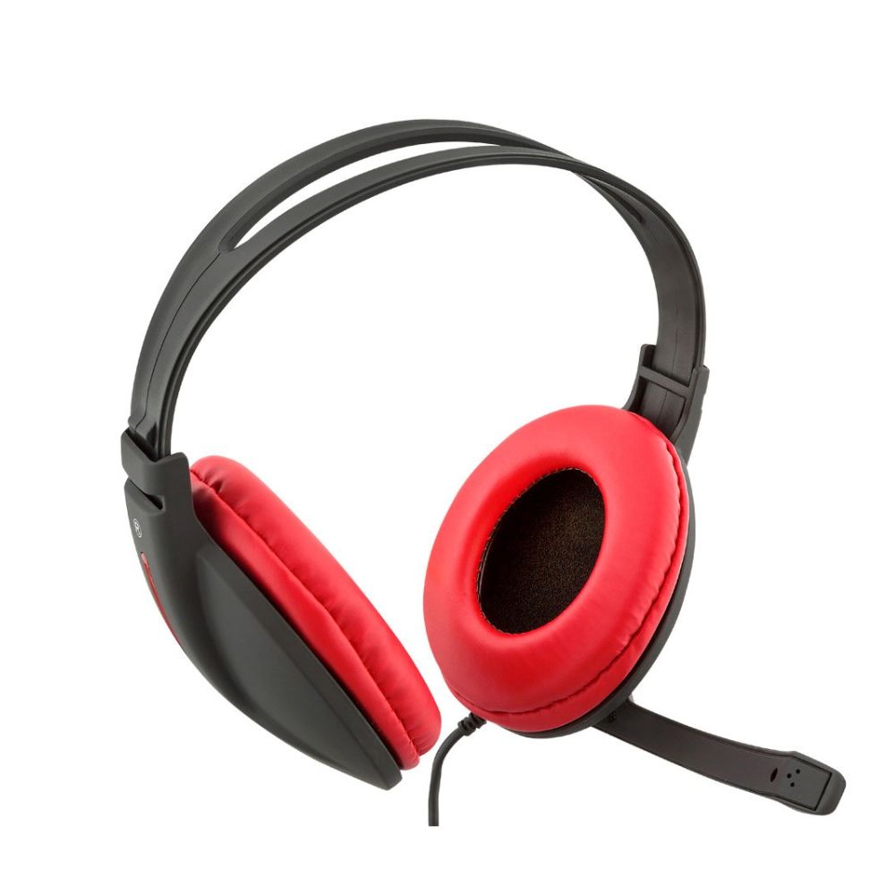 FONE DE OUVIDO HEADSET GAMER P2 C/ MICROFONE 0206 PRETO/VERMELHO BRIGHT