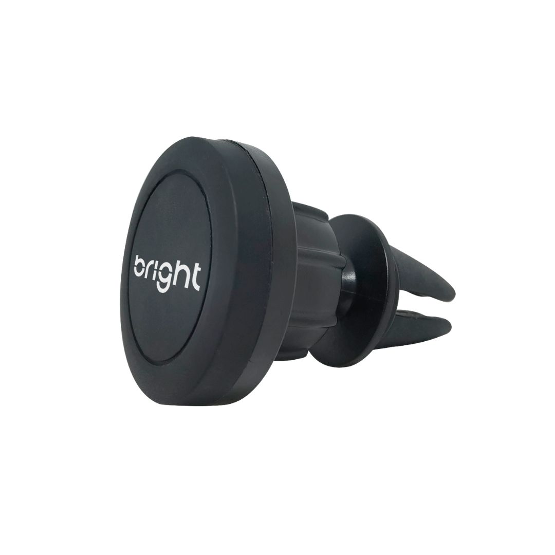 SUPORTE CELULAR VEICULAR MAGNETICO C/ ARTICULACAO AC593 PRETO BRIGHT