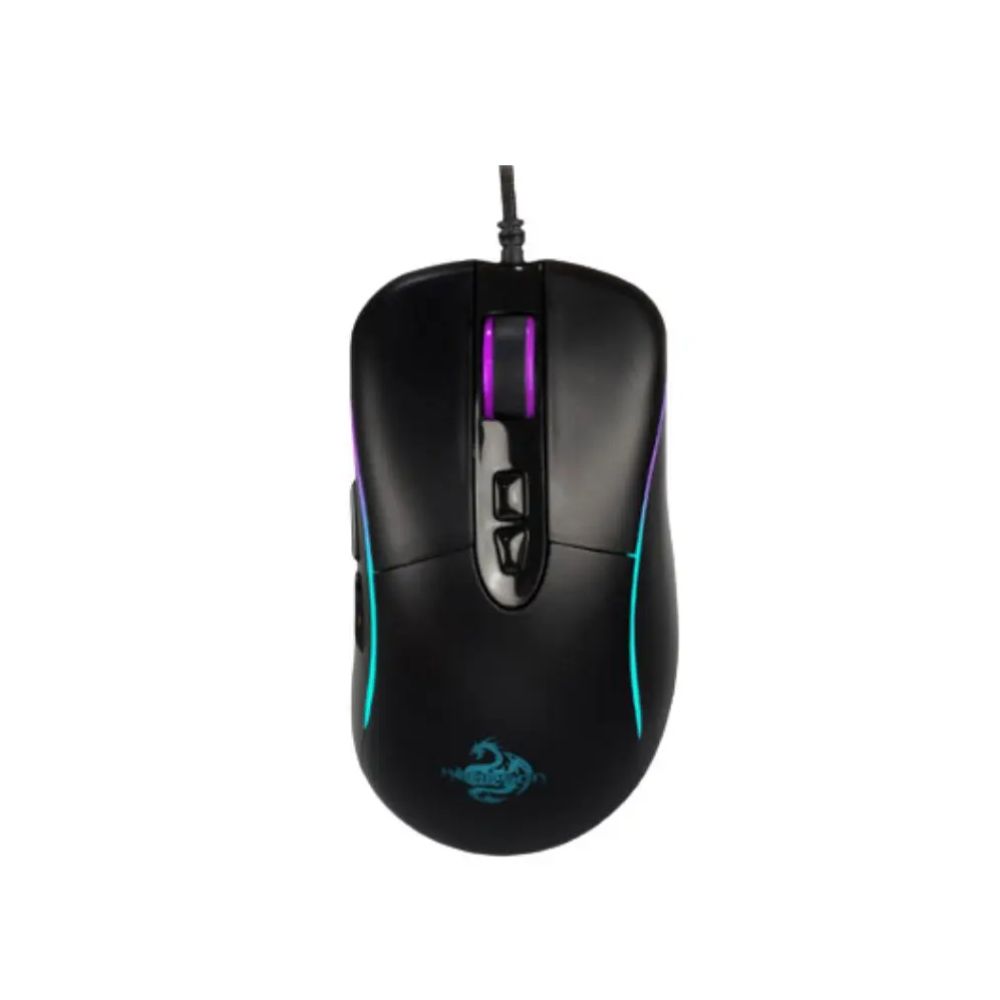 MOUSE USB GAMER RG DPI 1000/2000/3000/4000 CABO NYLON GT-700 PRETO HOOPSON