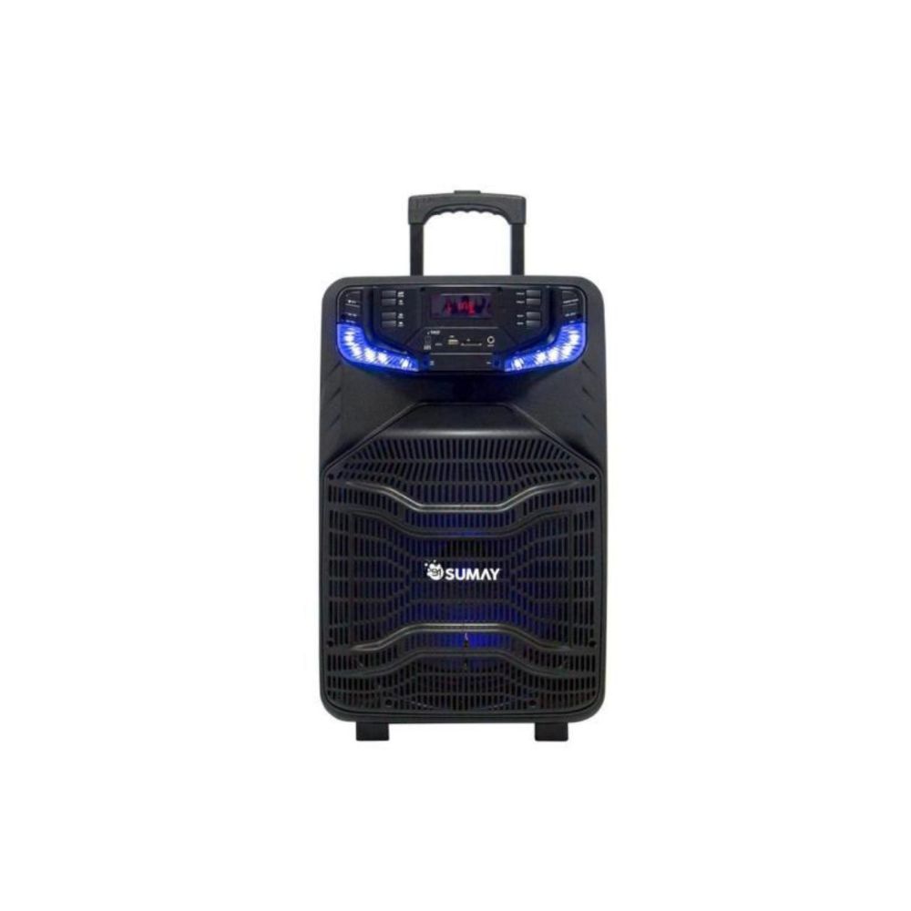 CAIXA DE SOM AMPLIFICADA PEGASUS AF 15 700W BLUETOOTH/FM/USB/SD C/ MICROFONE E CONTROLE SUMAY