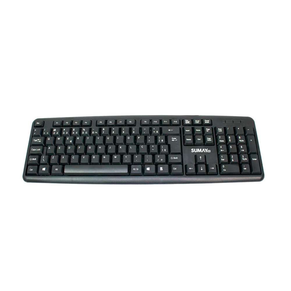 TECLADO USB OFFICE EASY ABNT2 TC1301 PRETO SUMAY