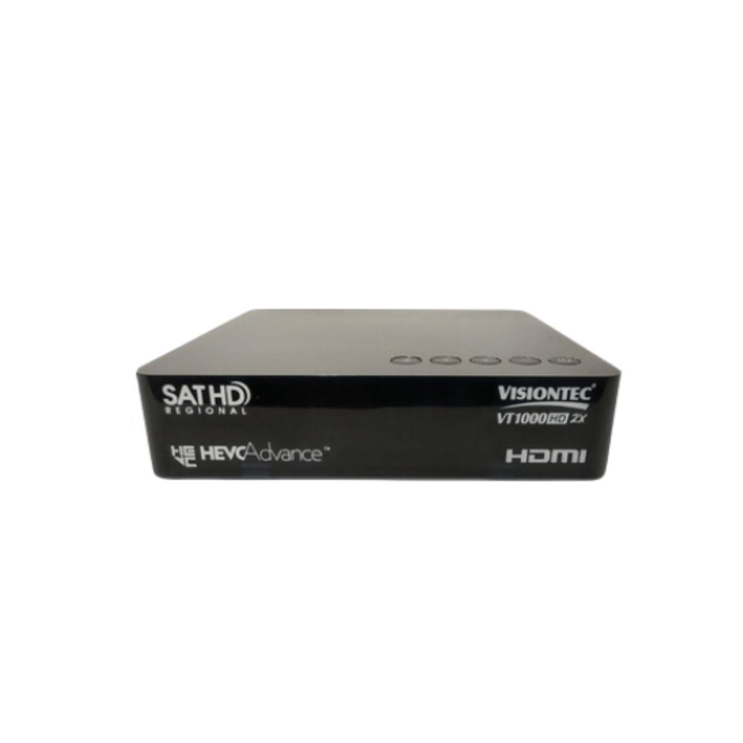 RECEPTOR REGIONAL SAT HD VT1000HD2X PRETO VISIONTEC