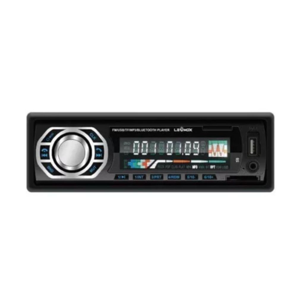 RADIO AUTOMOTIVO USB/BLUETOOTH/CARD/AUX/FM C/ CONTROLE LEY-1853  LEHMOX