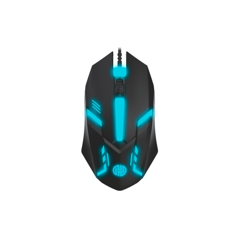 MOUSE USB GAMER LED DPI 1000/1200 MS-052 PRETO/AZUL HOOPSON