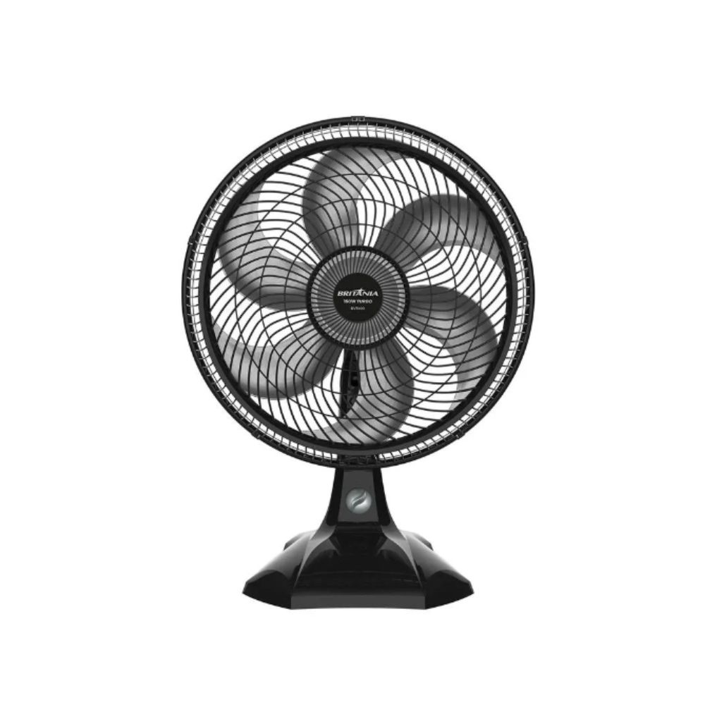 VENTILADOR DE  MESA/PAREDE 2 EM 1  MAXX FORCE 150W 6P 40CM 127V BVT400 PRETO BRITANIA