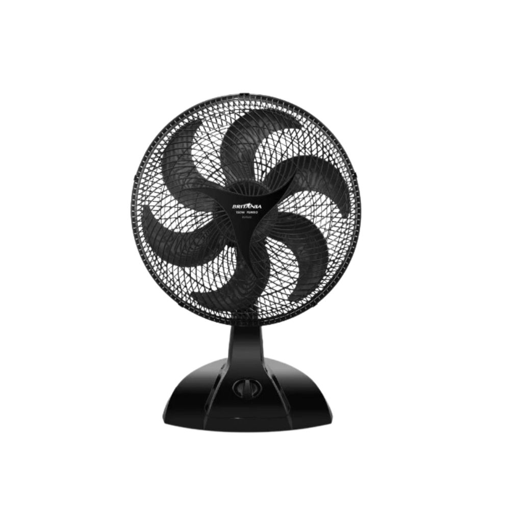 VENTILADOR DE MESA MAXX FORCE 150W 6P 40CM 127V BVT401 PRETO BRITANIA