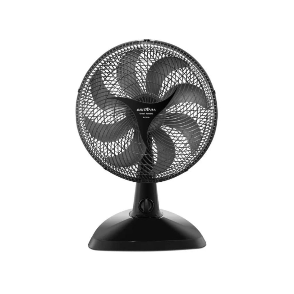 VENTILADOR DE MESA MAXX FORCE 150W 8P 40CM 127V BVT404 PRETO BRITANIA