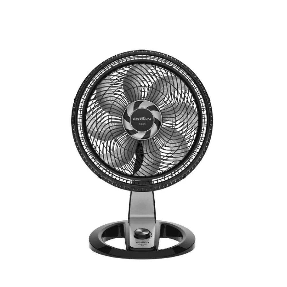 VENTILADOR DE MESA MAXX FORCE TURBO 165W 8P 47CM 220V BVT480P PRETO BRITANIA