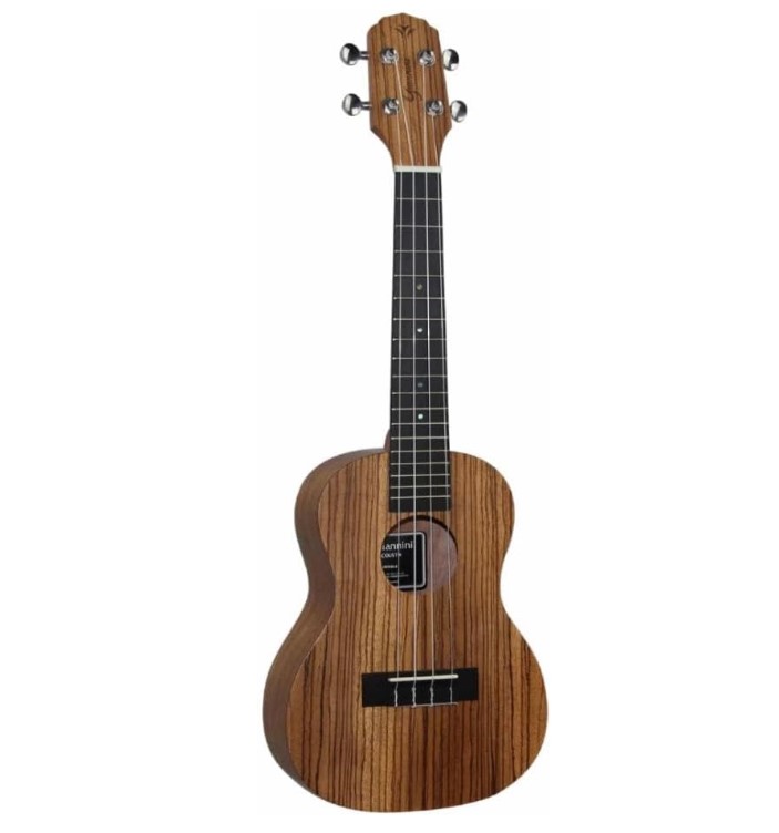 UKULELE ACUSTICO CONCERT START GUK-23 ZEBRA WOOD GIANNINI