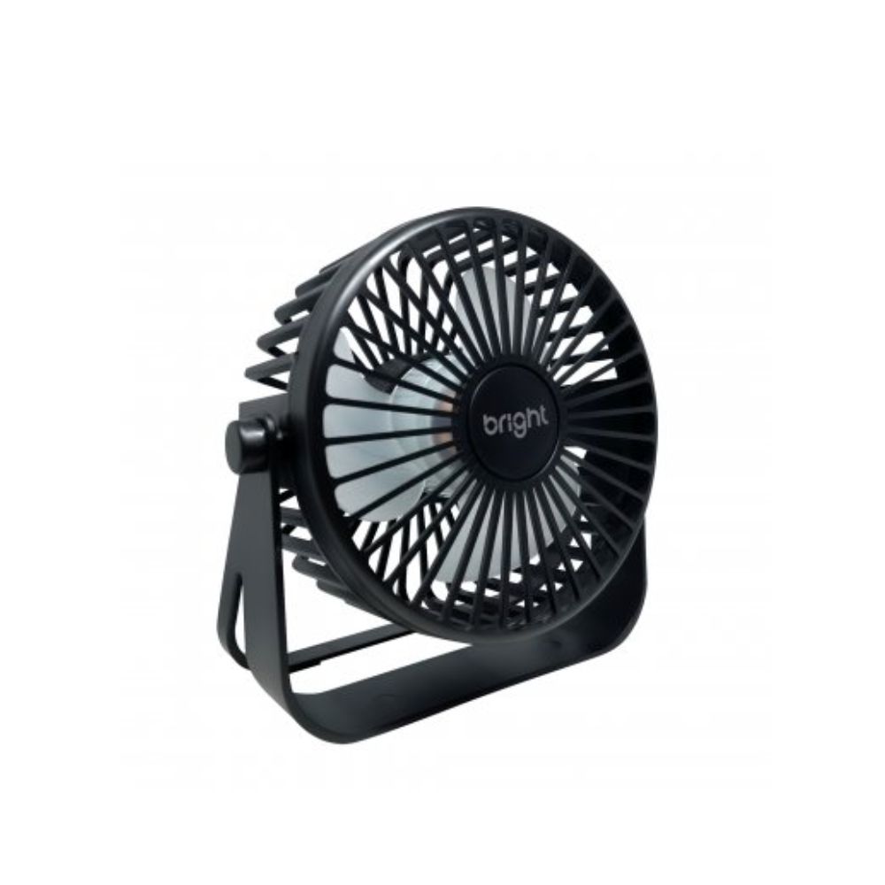 VENTILADOR MINI PORTATIL RECARREGAVEL VN001 PRETO BRIGHT