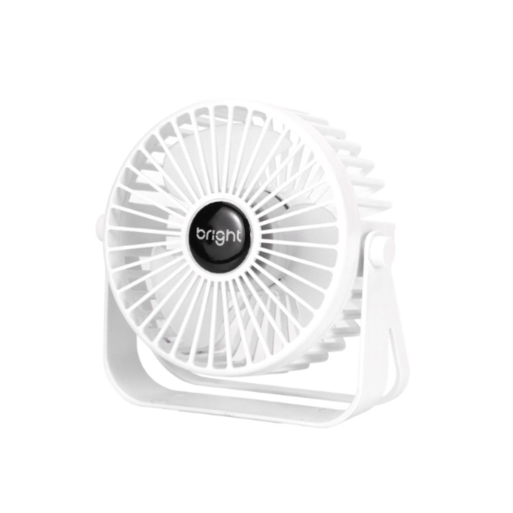 VENTILADOR MINI PORTATIL RECARREGAVEL VN007 BRANCO BRIGHT