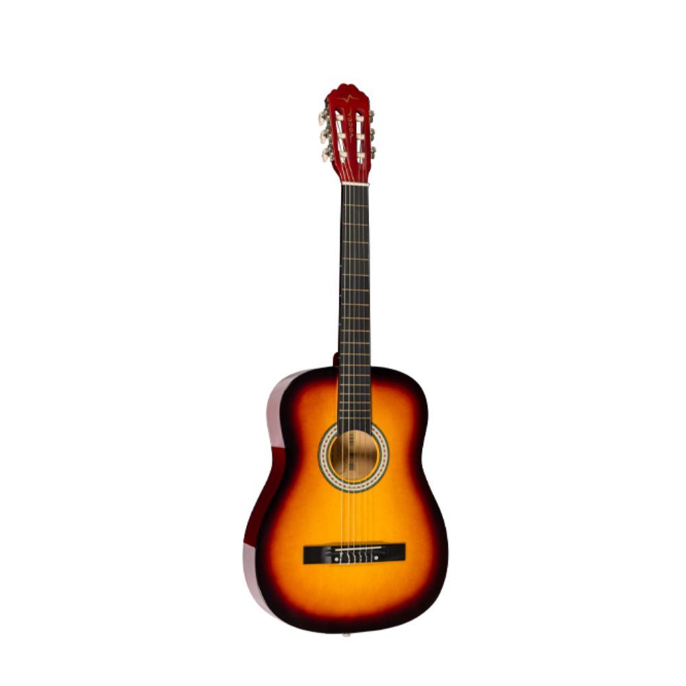 VIOLAO ACUSTICO NYLON CLASSICO 38 POL VCA106N YS YELLOW SUNBURST VOGGA