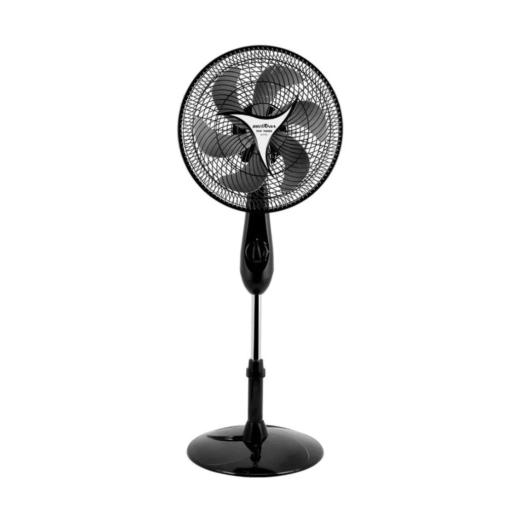 VENTILADOR COLUNA MAXX FORCE TURBO 75W 6P 30CM 220V BVT350 PRETO BRITANIA