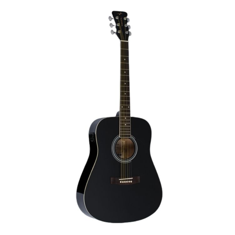 VIOLAO ELETRICO ACO FOLK VCK380 BK PRETO VOGGA