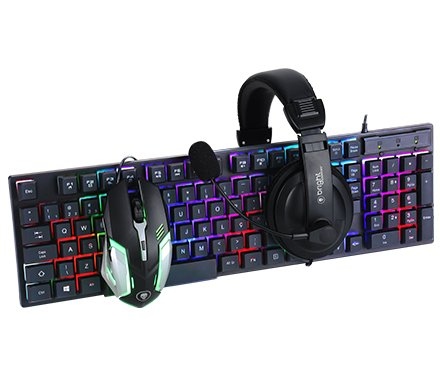 KIT GAMER 3X1 LED TECLADO/HEADSET/MOUSE 800/1200/1600/2400DPI BRIGHT