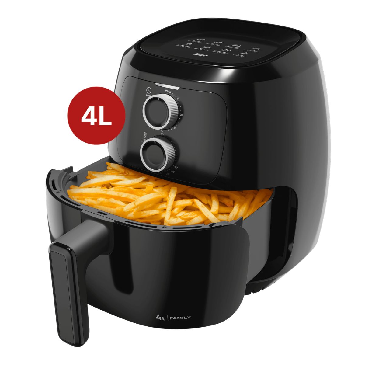FRITADEIRA FORNO ELETRICA FAMILY WAFF2-P 4L 1500W 220V PRETO WAP
