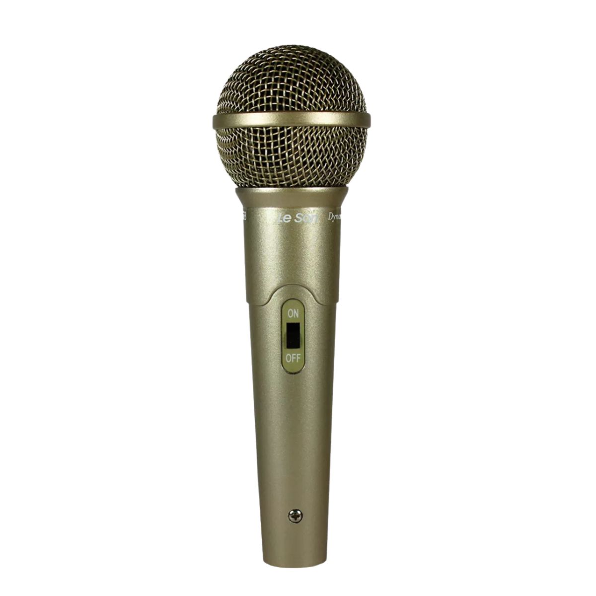 MICROFONE C/FIO LS-58 DINAMICO CHAMPANHE LESON