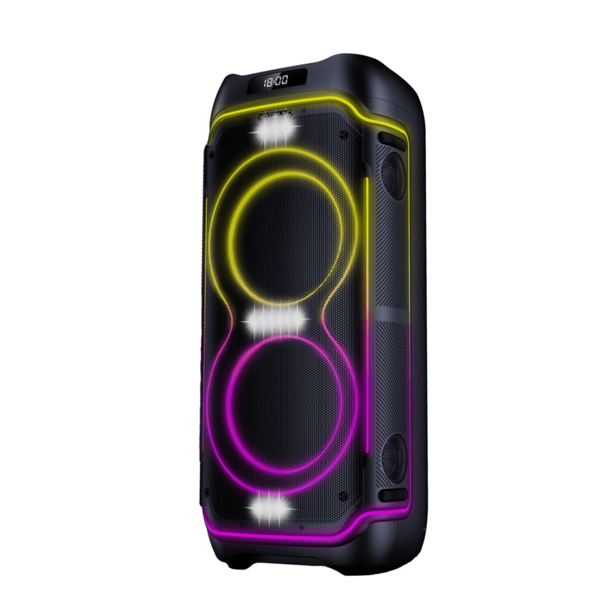 CAIXA DE SOM AMPLIFICADA V8 PARTY AF 8 2000W BLUETOOTH/FM/USB/SD VS004 VIBE SOUND