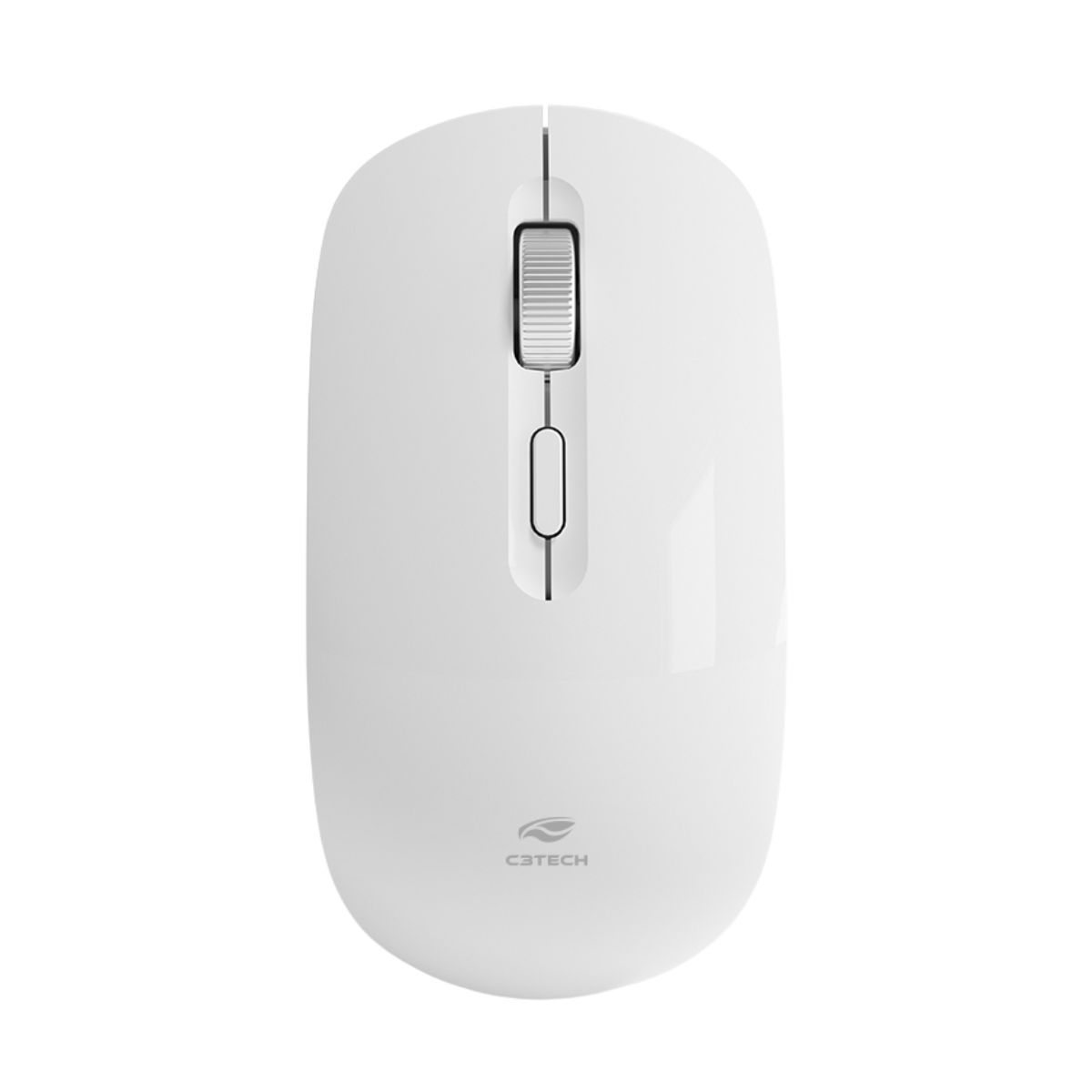 MOUSE S/FIO RECARREGAVEL M-W80WH BRANCO C3TECH