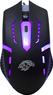 MOUSE GAMER K-MEX USB PRETO RGB 1600DPI
