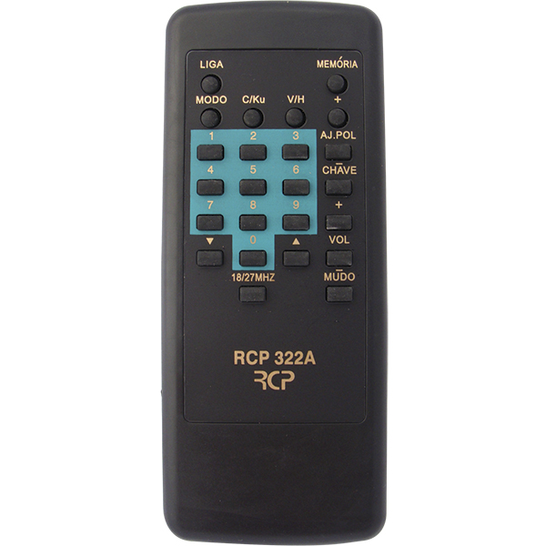 CONTROLE REC AMPLI RCP-322A RP500/506