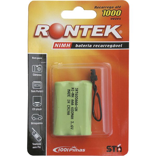 BATERIA 3,6V 600MAH 3XAAA RONTEK