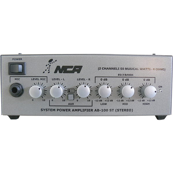 AMPLIFICADOR AB100ST NCA 60W RMS STEREO L.L.